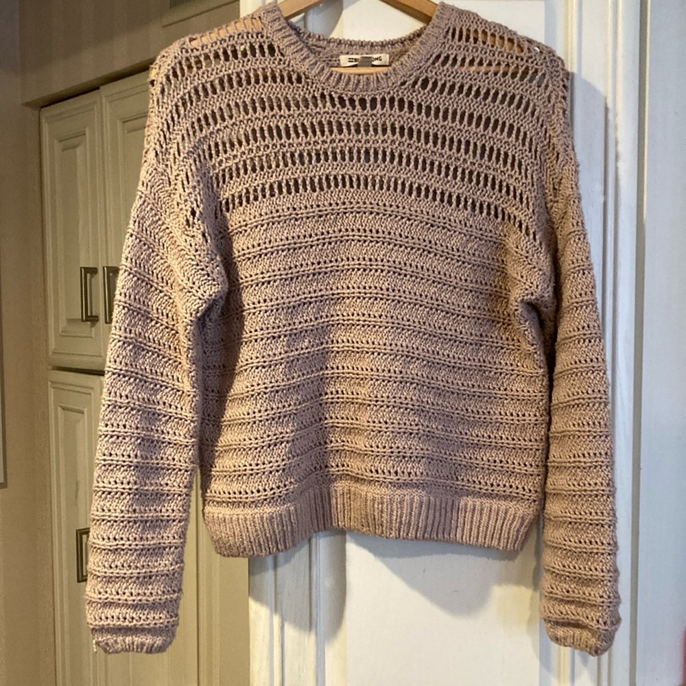 Billabong Crochet Sweater from Nordstom Size S.